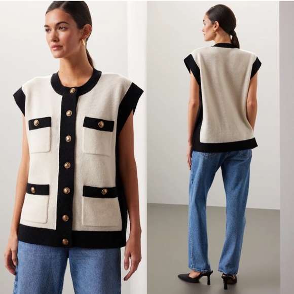 Sandro Lunea Cardigan in Size 1 - Picture 4 of 15